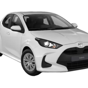 white toyota yaris evince rentalcar